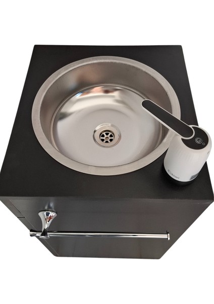 Seyyar Lavabo Siyah L10