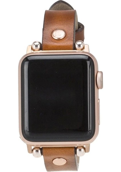 Apple Watch Uyumlu Deri Kordon 42-44-45MM Rg RST2EF modelleri