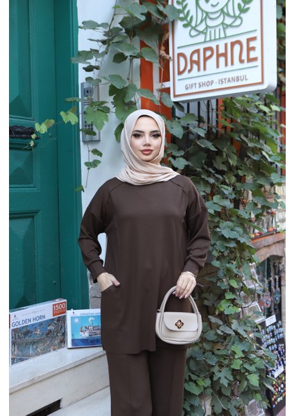 Yanları Cepli Fermuarlı Modal Takım modelleri