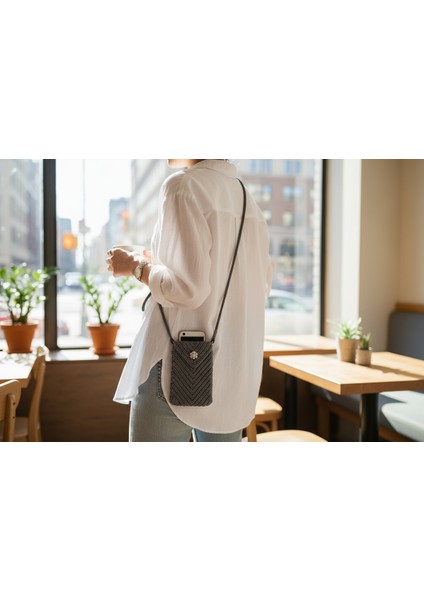 Antrasit Paracord Crossbody Telefon Askısı ( Ayarlanabilir) Tüm Kılıflara Uyumlu fiyatları