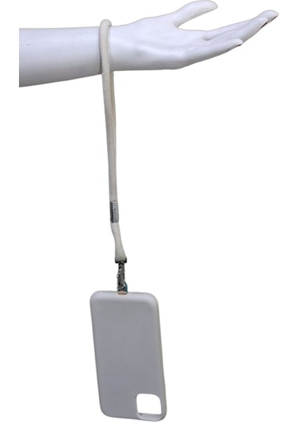 Antrasit Paracord Crossbody Telefon Askısı ( Ayarlanabilir) Tüm Kılıflara Uyumlu