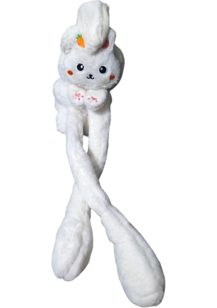 Çocuk Peluş Figürlü Oynar Kulaklı Hareketli Sesli Kışlık Kulaklık