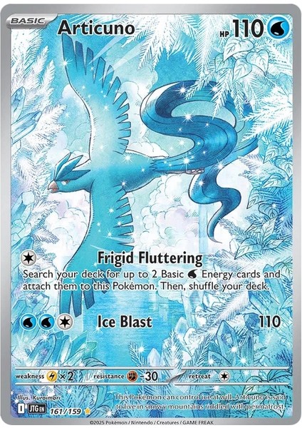 Articuno Illustration Rare Journey Together 161/180