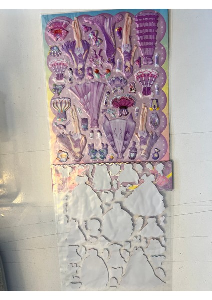 Sticker Prenses Elbise Giydirme Etkinlik Oyunu 2 Kartela Birden MODEL14 fiyatları