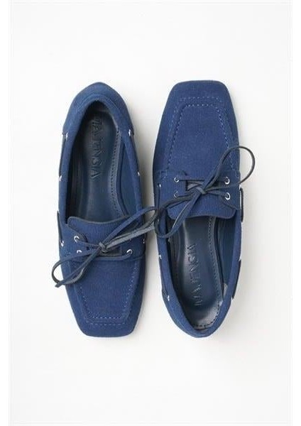 255009 Bağcıklı Makosen Lacivert Süet modelleri