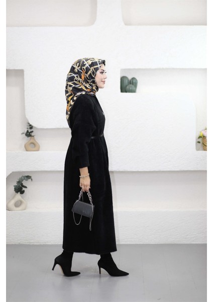 92476 Şal Yaka Düşük Omuz Sakal Kumaş Hırka fiyatları