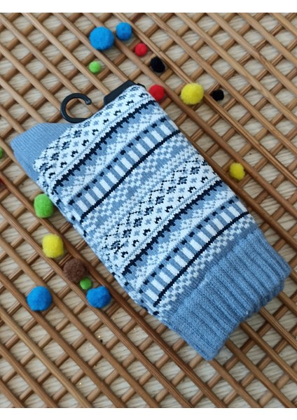 Desenli Kalın Viskon Elit Kadın Çorap