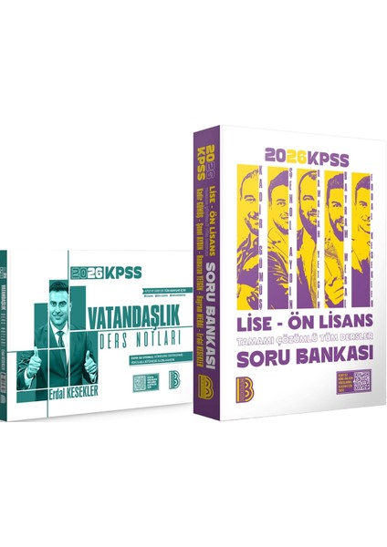 2026 Kpss Lise Ön Lisans Tüm Dersler Soru - 2026 Kpss Vatandaşlık Ders Notları