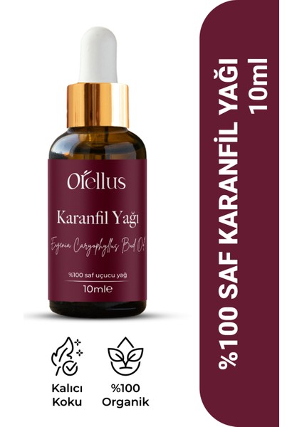 Karanfil Yağı %100 Saf ve Doğal 10 ml