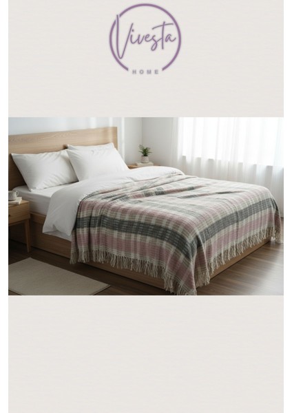 Scotch Battaniye 180×220 cm – Lüks, Yumuşacık ve Sıcak Tutucu Konfor Battaniyesi
