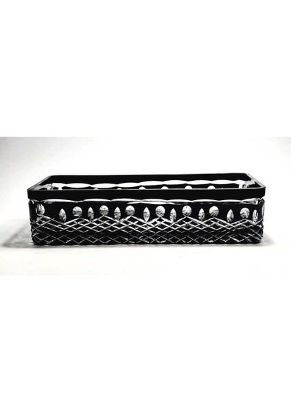 El Yapımı Kristal Royal Desenli Baton Dekoratif Sunumluk Sofra Sunum Kasesi fiyatları