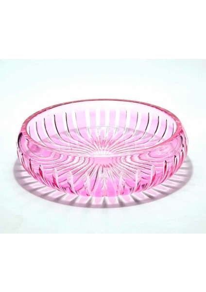 El Yapımı Kesme Kristal Vertical Desen 28 cm Dekoratif Sunumluk Sofra Sunum Kasesi fiyatları