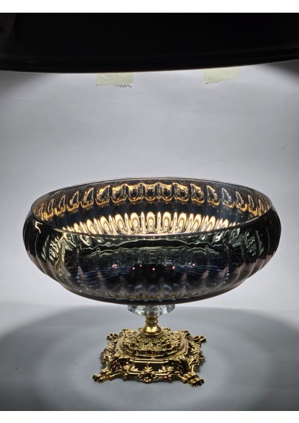 El Yapımı Titanyum Kaplama Bakır Renk Dekoratif Sunumluk Meyvelik Kase modelleri