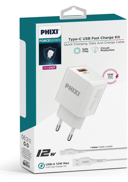 PCH242T Force 2.1A Type-C USB Şarj Cihazı fırsatları