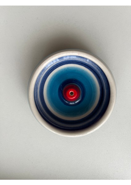 El Yapımı Seramik Çubuk Tütsülük -Mavi Dekoratif Meditasyon modelleri