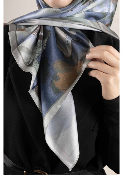 Dijital Kristal Desenli Eşarp 95x95 – Pastel Desen-2 fırsatları