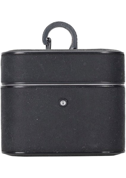 Casquet Apple Airpods 3.nesil Uyumlu Deri Kılıf G1 Siyah