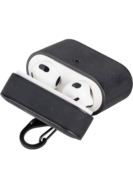 Casquet Apple Airpods 3.nesil Uyumlu Deri Kılıf G1 Siyah fiyatları