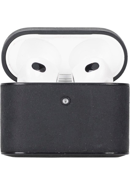 Casquet Apple Airpods 3.nesil Uyumlu Deri Kılıf G1 Siyah fırsatları