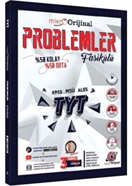 Orijinal Mikro Tyt Problemler Fasikülü Soru Bankası