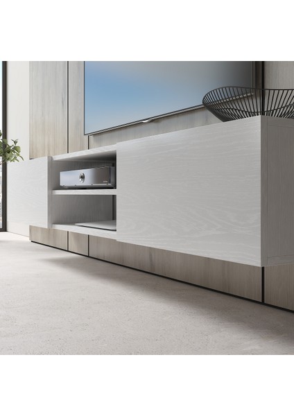 Hunerika Sinova 2 Kapaklı Tv Ünitesi-Wood Beyaz-Minifiks Bağlantılı modelleri