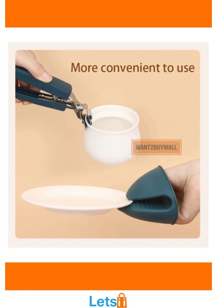 Sıcak Tabak ve Tepsi Kelepçesi Yanma Önleyici Dayanıklı Mutfak Aracı modelleri