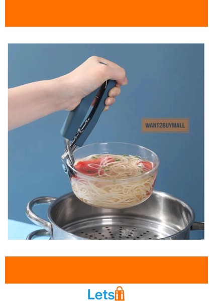 Sıcak Tabak ve Tepsi Kelepçesi Yanma Önleyici Dayanıklı Mutfak Aracı fırsatları