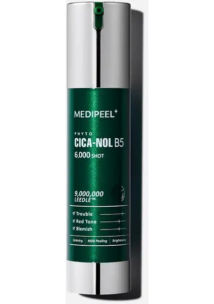 Medıpeel Phyto Cica Nol B5 6000 Shot Serum 50 ml Spiküller ve Centella Içeren Yüz Için Peeling Serumu