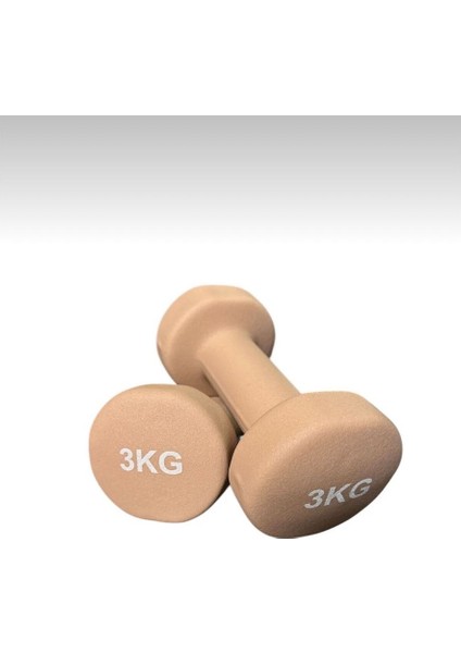 Vinly Neoprene Kaplamalı Döküm Demir Dambıl Estetik Soft Pilates Fitness Ağırlığı 2 Adet x 3 kg fiyatları