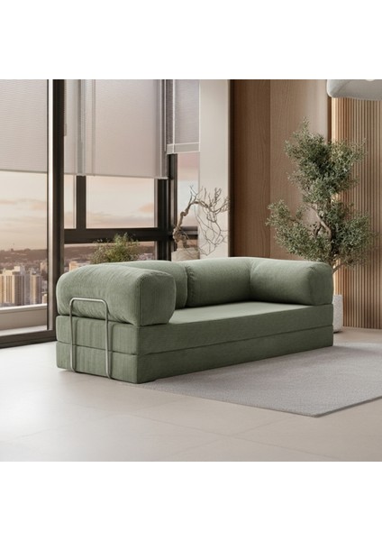 100X200 Kanepe: Yıkanabilir Fitilli Kadife Kumaş 50 Dns Bondex Sünger Koltuk Çok Amaçlı Aktivite Relax Koltuk fırsatları