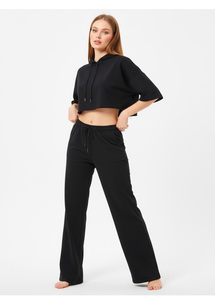 Düz Paça Eşofman Altı Siyah 3011 fiyatları