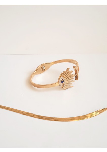 Çelik Göz ve Güneş Kelepçe Bileklik