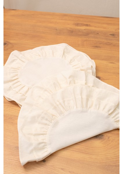 Rufle | 7 Parça Çift Fırfırlı Sofra Sunum Seti 40 x 110 modelleri