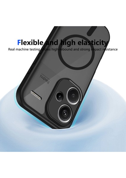 Xiaomi Redmi Note 13 Pro+ Kılıf, Manyetik Yarı Saydam Mat Darbeye Dayanıklı ve Parmak Izi Önleyici Koruyucu Kılıf-Siyah (Yurt Dışından) indirimleri