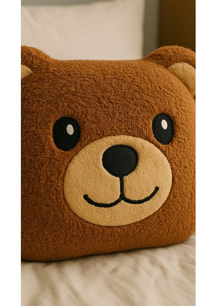 DEKORATİF AYICIK YASTIK25*25 cm