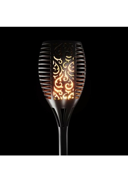 Dekoratif Bahçe Aydınlatması 96 LED Alev Efektli Solar Lamba Dekoratif Bahçe Aydınlatma Meşale indirimleri