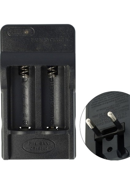 PMR-W018 4.2 Volt 650 Mah 16340 Pil Şarj Cihazı