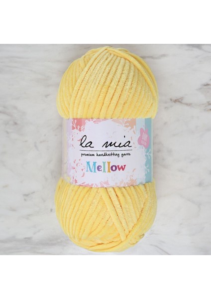 La Mia Mellow Bebe Sarı El Örgü Ipi - 909 - 34158