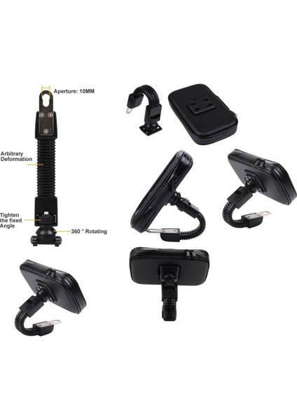 Bisiklet ve Motosiklet Su Geçirmez Telefon Tutucu 6.2'' fırsatları