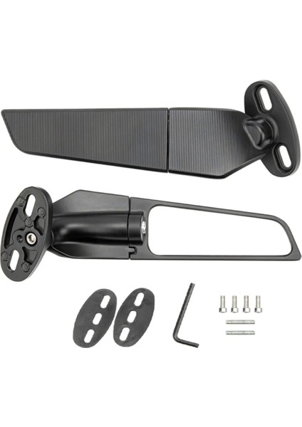 Hsb Motosiklet Yarasa H2 Ayna Takımı Büyük Model Üniversal indirimleri