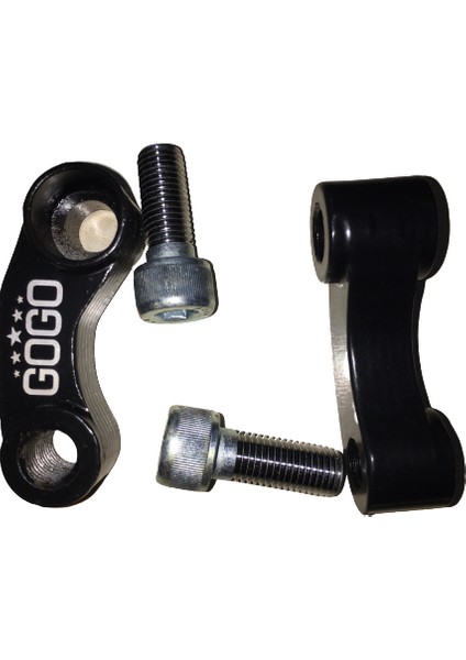 Pcx Ayna Genişletme Motosiklet Ayna Uzatma Aparatı Metal Siyah