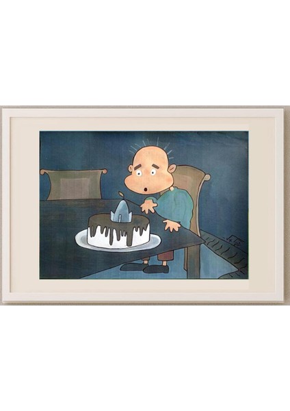 Naeimeh Nikooray 29X21CM Orijinal Karikatür Tablo fırsatları