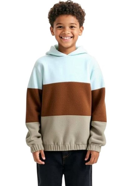 Kapşonlu Çocuk Polar Sweatshirt