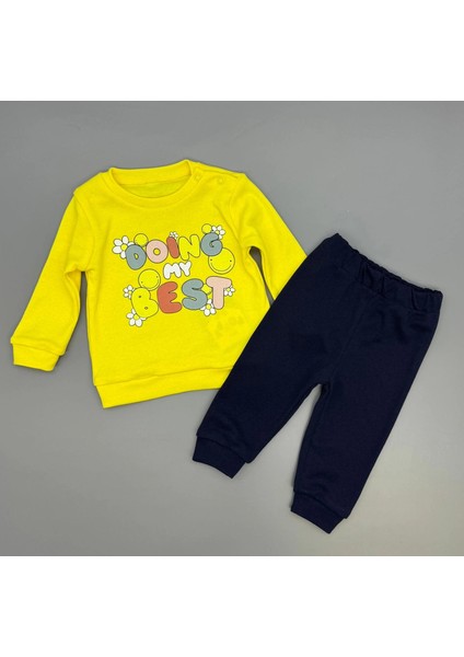 Kız Bebek Baskılı Çıt Çıtlı Alt Üst Ikili Gündelik Takım 6-18 Ay fiyatları