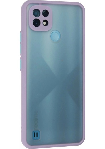 Realme C21 Kılıf Montreal Silikon Kapak - Mor (K95) modelleri
