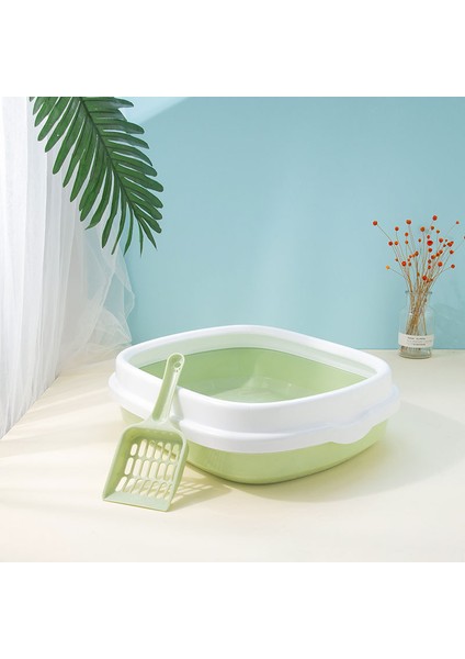 Yarı Kapalı Plastik Kedi Kum Kabı modelleri