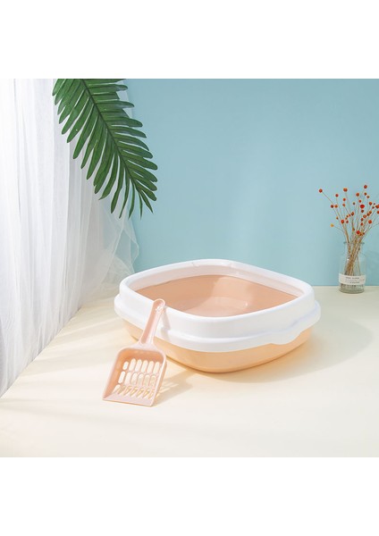 Yarı Kapalı Plastik Kedi Kum Kabı fırsatları