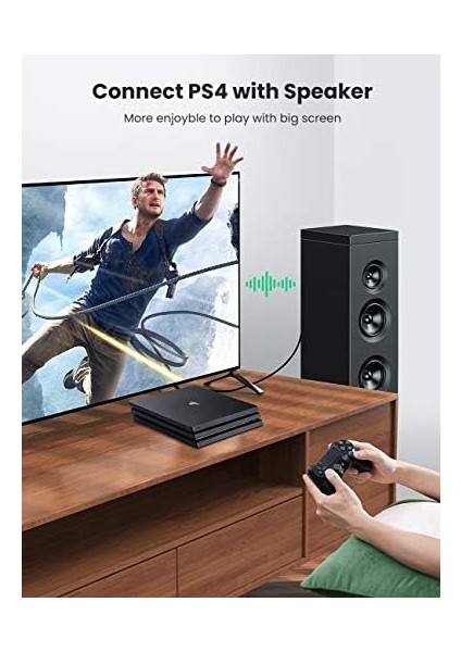 Fiber Optik Ses Kablosu, 1 Metre, Siyah fiyatları