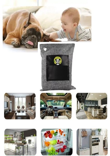 Hava Temizleme Torbası 200G Araba- Dolap- Banyo- Evcil Hayvan Koku Giderici- Bambu Kömür Koku Emi modelleri