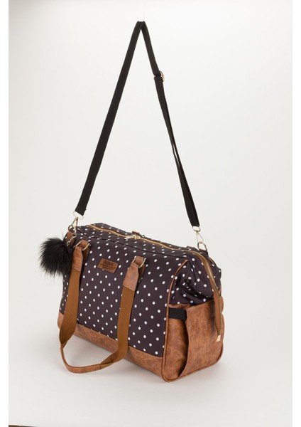 Bondit Hafif Kumaş Alaçatı Modeli Anne Bebek Çantası Bebek Bakım Çantası modelleri